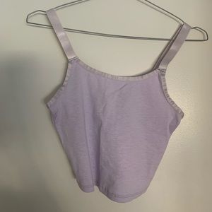 Garage crop lilac top